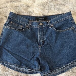 Calvin Klein Jeans Indigo Denim Cutoff Shorts
